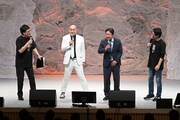 左から、南海キャンディーズ山里、錦鯉、アンタッチャブル柴田。(c)TBSラジオ