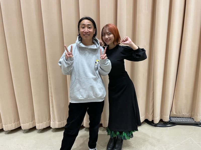 ゆってぃと石川あんな。