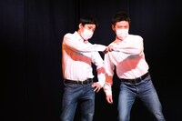 登場の仕方もコンビそれぞれ。うるとらブギーズ。