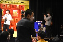 決勝進出が決定した瞬間のコットンきょん。