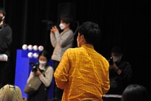 決勝進出が決定した瞬間のラパルフェ都留。