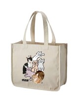 「さらば青春の光×ますださえこ×PARCO 猫ちゃん大集合 キャンバスホリデートート」