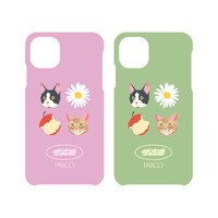 「ザ・森東 × ME-Q × PARCO 愛猫のいる暮らし iPhoneケース グリーン