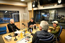 ピエール瀧とシティボーイズのトークの様子。（写真：文化放送提供）