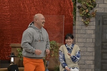 左から安田大サーカス・クロちゃん、リチ。(c)読売テレビ