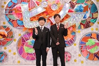 左からバカリズム、陣内智則。(c)カンテレ