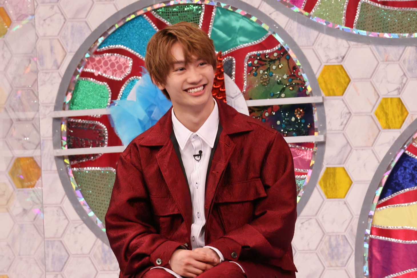 スタジオゲストの藤原丈一郎。(c)カンテレ