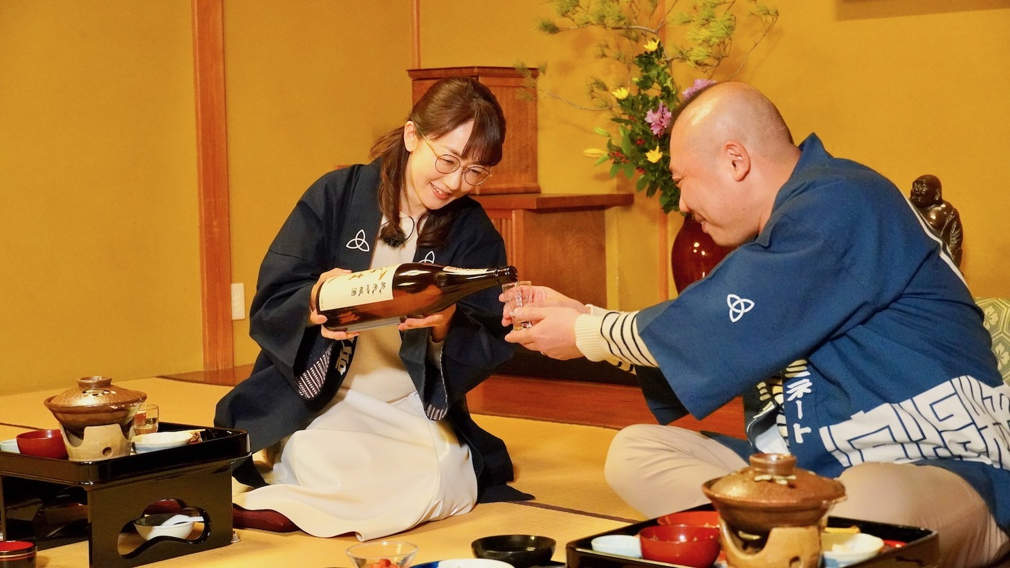 「～日本全国～桂宮治の街ノミネート あんがとない！福島めぐり旅スペシャル」のワンシーン。(c)BSフジ