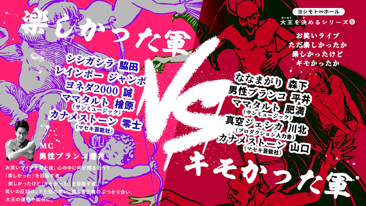 「楽しかった軍vsキモかった軍」