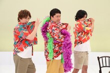 EXITりんたろー。とマヂカルラブリー。(c)フジテレビ