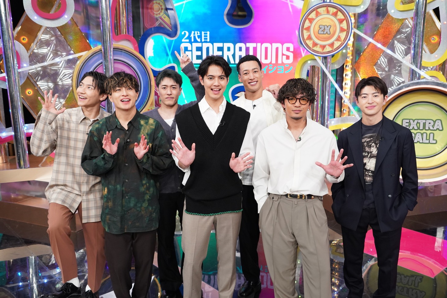 第1話MCのGENERATIONS。
