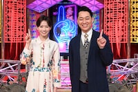 左から石川みなみアナウンサー、バナナマン設楽。(c)日本テレビ