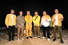 左からチュートリアル、フットボールアワー、ブラックマヨネーズ。(c)読売テレビ