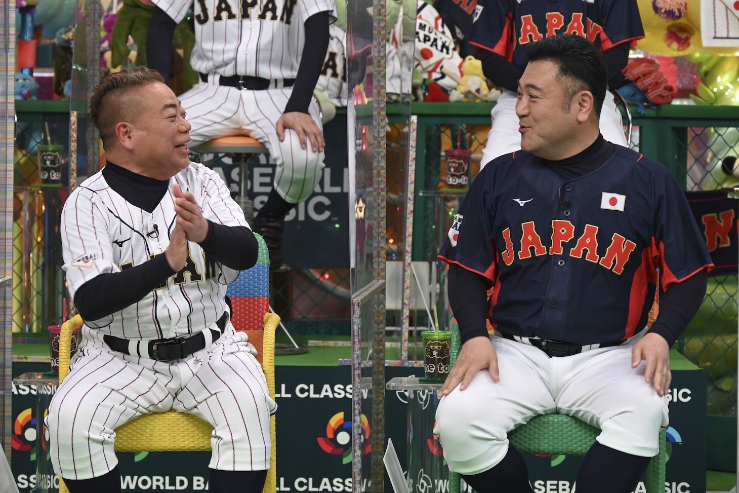 左から、出川哲朗、アンタッチャブル山崎。(c)テレビ朝日