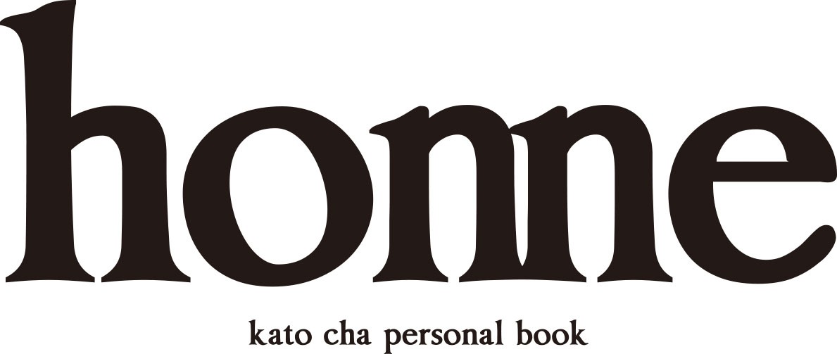 加藤茶のパーソナルブック「home（仮）」のロゴ。