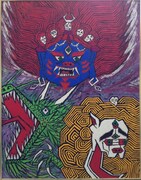 「クリムゾン」(アクリル)