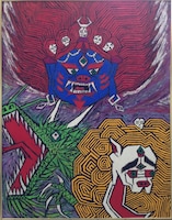 「クリムゾン」（アクリル）