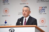 吉本興業ホールディングスの代表取締役社長・岡本昭彦氏。