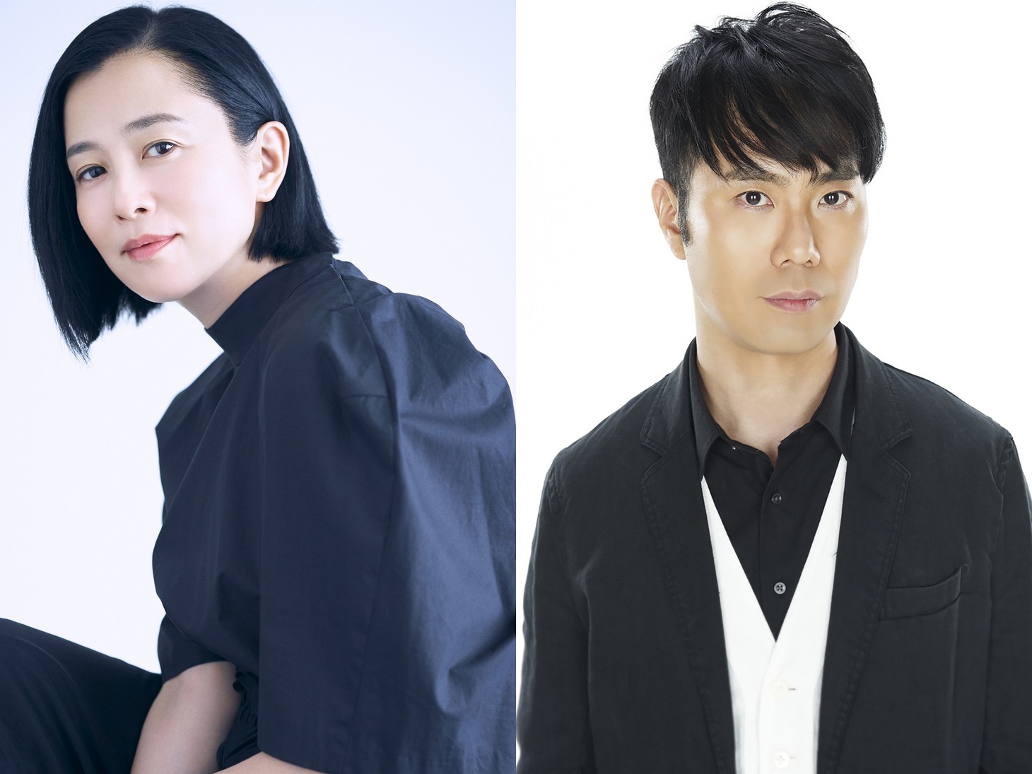 左から坂井真紀、藤井隆。