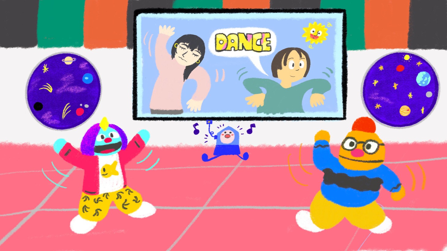 「ゾンターク～おどりのほし～」キービジュアル (c)NHK