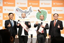 ダイアンの台湾フードアンバサダー就任式の様子。