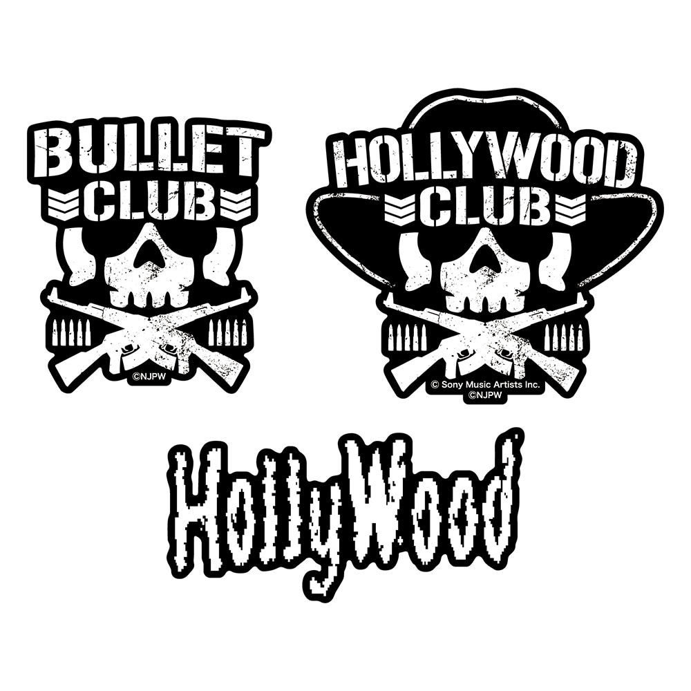 「ハリウッドザコシショウ x BULLET CLUB ステッカーセット」