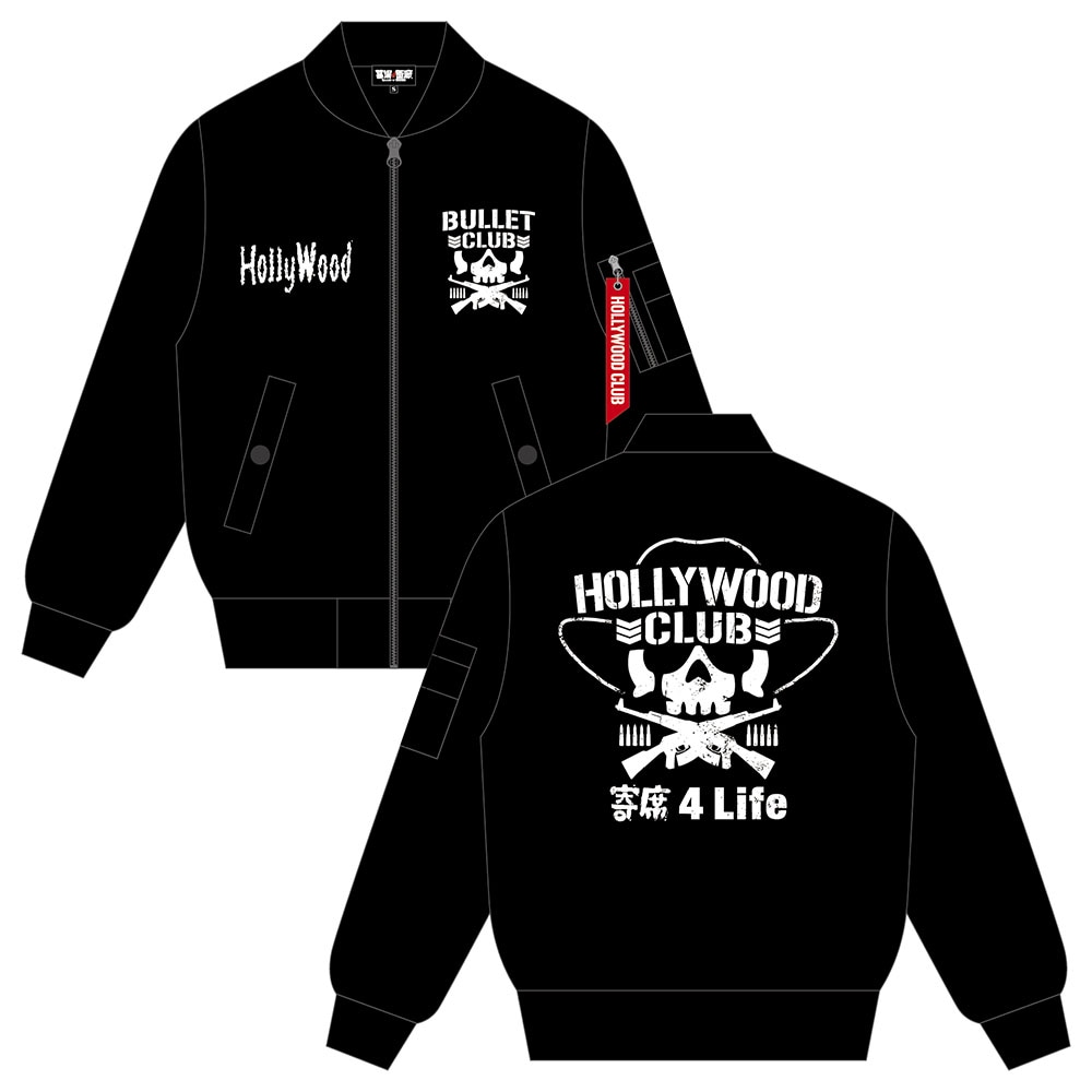 「ハリウッドザコシショウ x BULLET CLUB MA-1」