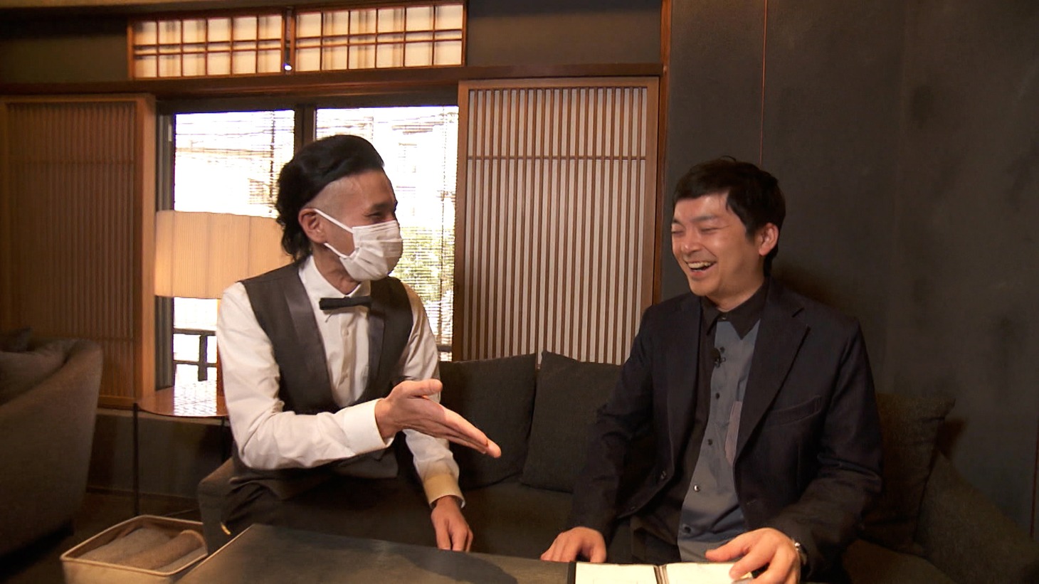 ウエストランド河本の相席旅のワンシーン。(c)ABCテレビ
