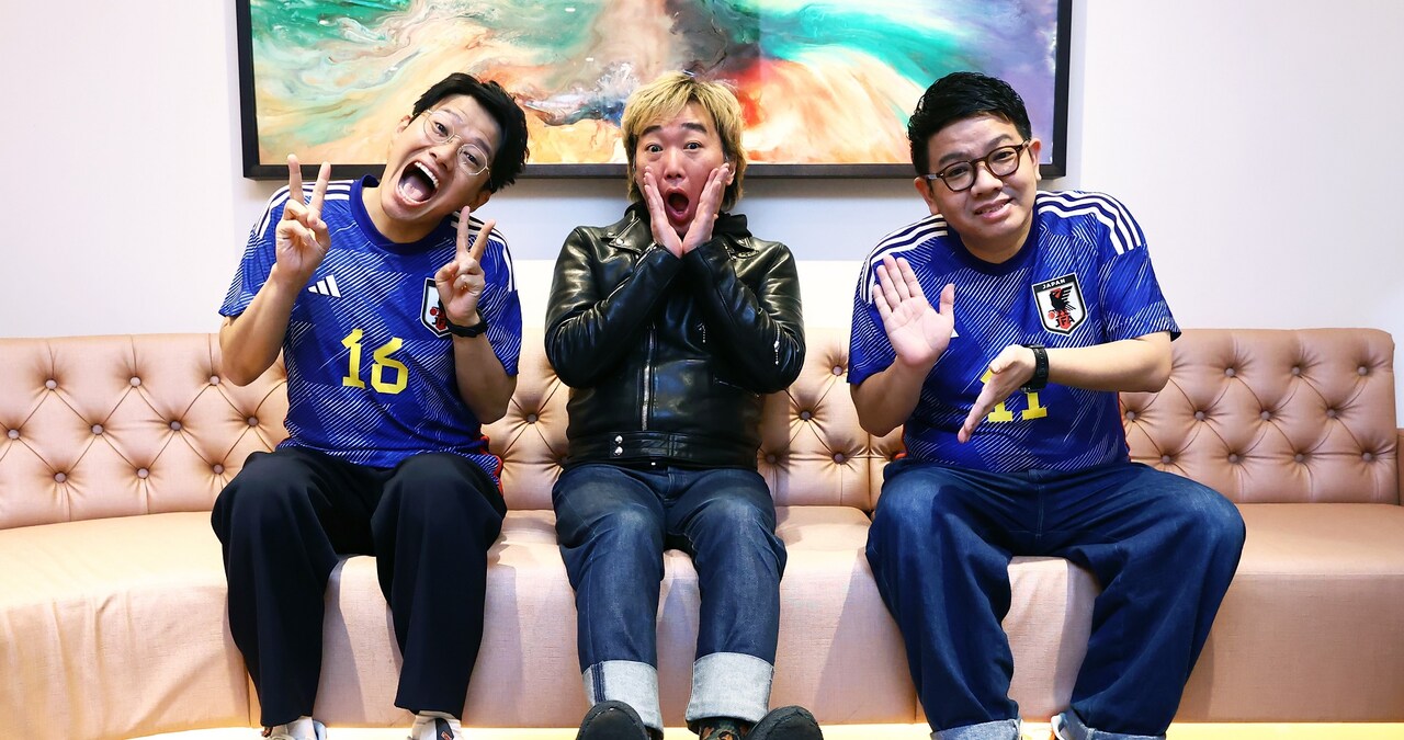 左からミキ亜生、スピードワゴン小沢、ミキ昴生。