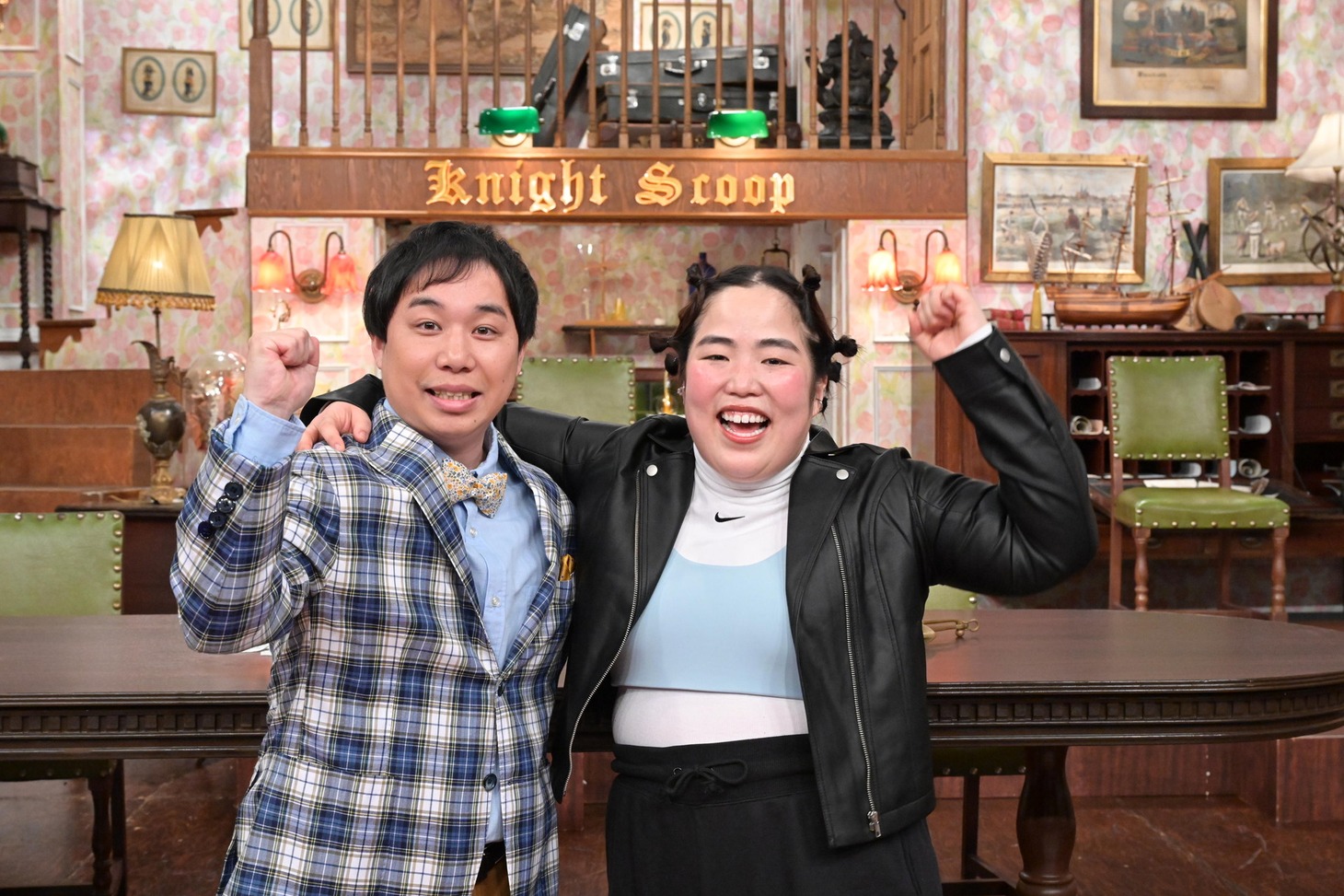 霜降り明星せいやとゆりやんレトリィバァ。(c)ABCテレビ