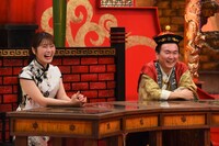 左から渋谷凪咲、かまいたち山内。(c)カンテレ