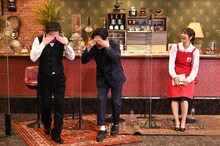 「メッセンジャー黒田とオズワルドのイマドキ普通やでニュース」のワンシーン。(c)読売テレビ