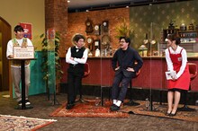 「メッセンジャー黒田とオズワルドのイマドキ普通やでニュース」のワンシーン。 (c)読売テレビ