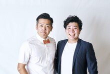 みたらし祭り。左からりゅうせい 、ゴッチス。