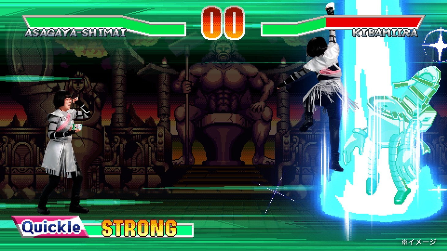 WebCM「STRONG SISTERS」のワンシーン。