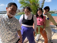 左からダイアン津田、ゆりやんレトリィバァ、ガンバレルーヤ。(c)カンテレ