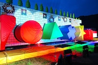 「風雲！たけし城」より、ブロックブロック。