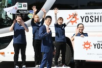 フォトセッションの様子。