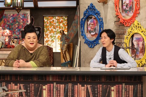 マツコ・デラックスとナインティナイン矢部。(c)フジテレビ
