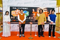 「隣のブラボー様」に出演する（左から）弘中綾香アナ、千鳥ノブ、見取り図。