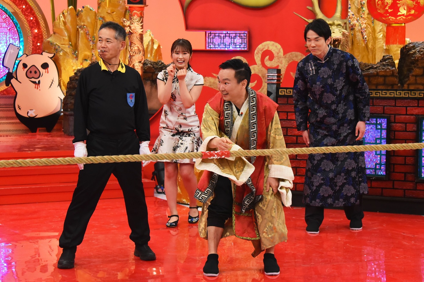 「かまいたちの机上の空論城」のワンシーン。(c)カンテレ