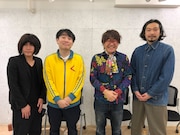 左からランジャタイ、倉本美津留、田中光。