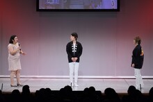 ライブに駆けつけた見取り図リリー。