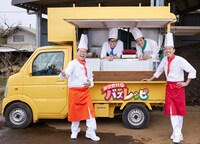 左からダイアン津田、こがけん、とろサーモン村田、チュートリアル福田。(c)ABC