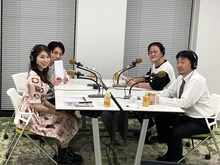 「アインシュタイン灰春ナイト」に出演するアインシュタインと牧野真莉愛（左）、とこわか吾郎（右）。(c)ABCラジオ