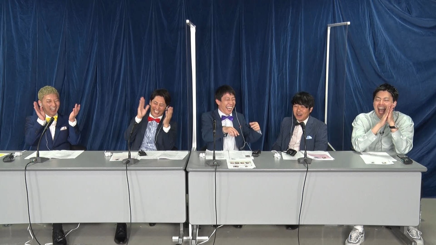 左からニューヨーク、さらば青春の光、コットン西村。