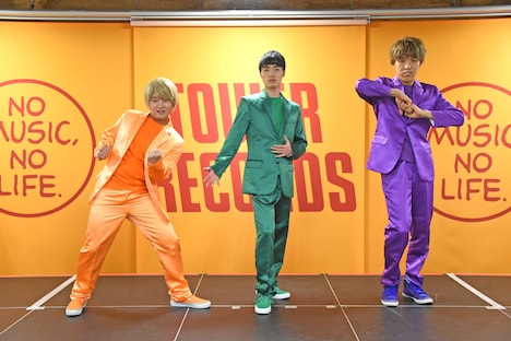 レインボーイズ。左からタクミ、リョウダイ、ヒロキ。