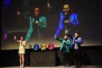 「ゴイゴイスー」で乾杯の挨拶をするダイアン。