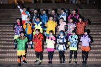 「逃走中×逃走中 グレートコラボSP」の出演者たち。(c)フジテレビ