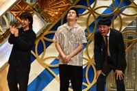 優勝を決めた瞬間の豆鉄砲とAマッソ加納。